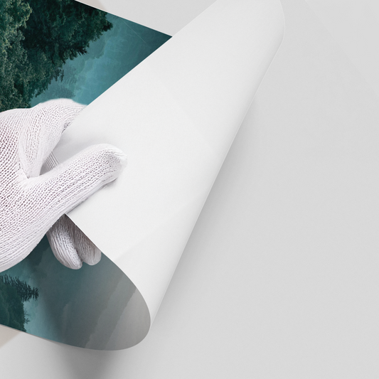 Misty Mountain Landscape - Poster