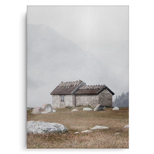 Misty Stone Cottage - Canvas