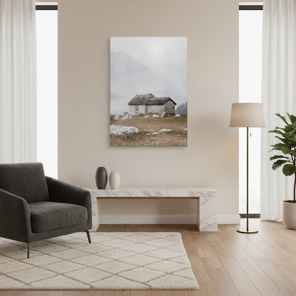 Misty Stone Cottage - Canvas