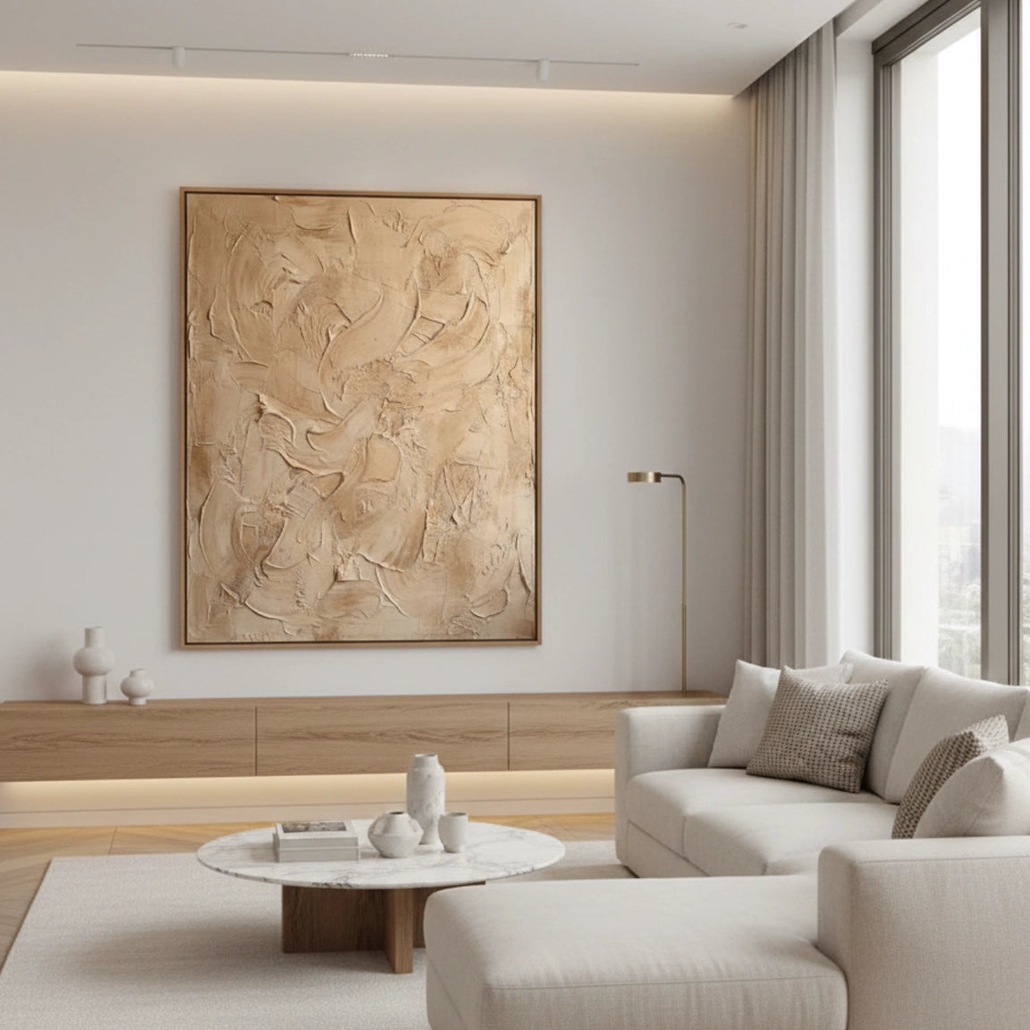 2Modern Almond Vortex Painting #MAVO110