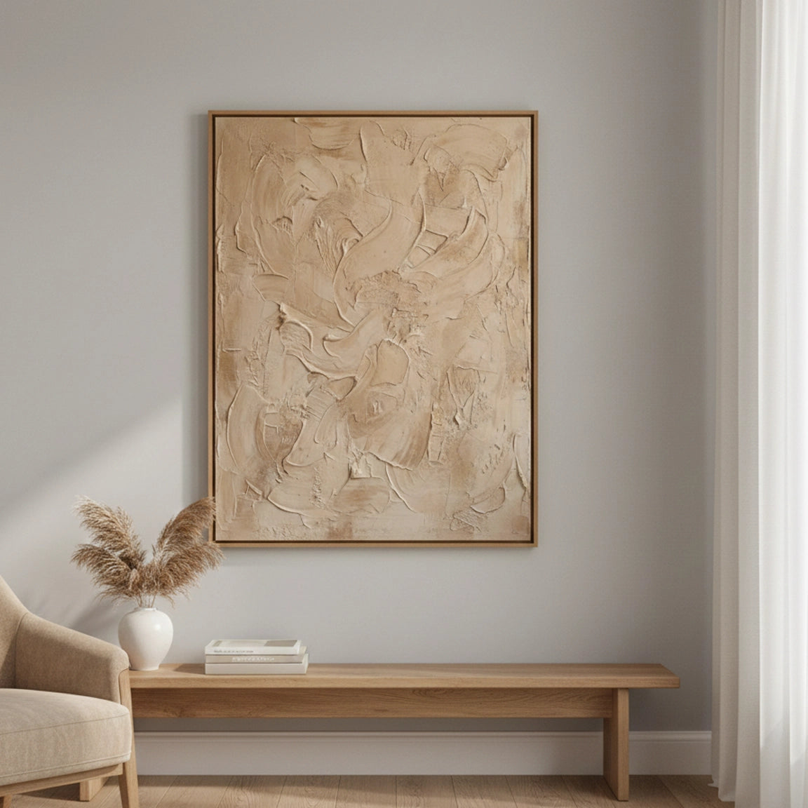 2Modern Almond Vortex Painting #MAVO110