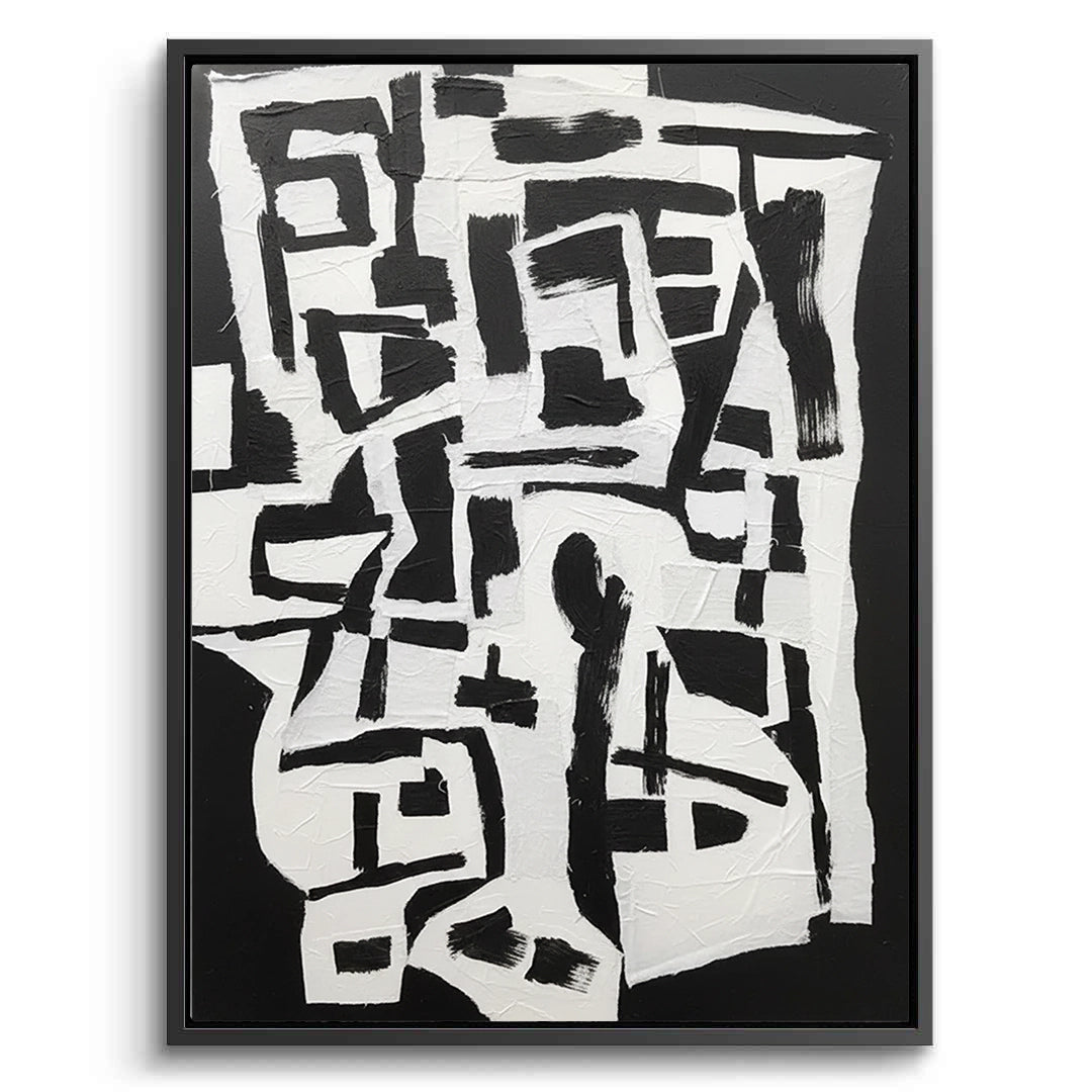 2Modern Black Calligraphy Painting #MBCA110