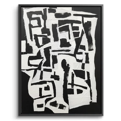 Modern Black Calligraphy Painting #MBCA110