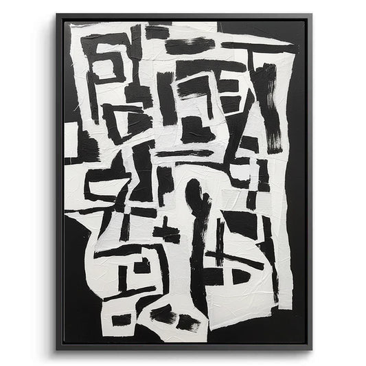 Modern Black Calligraphy Painting #MBCA110
