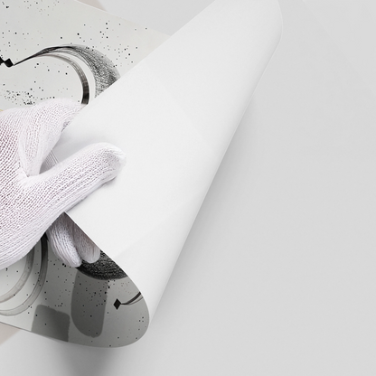 Modern Black & Gold Calligraphy - Poster