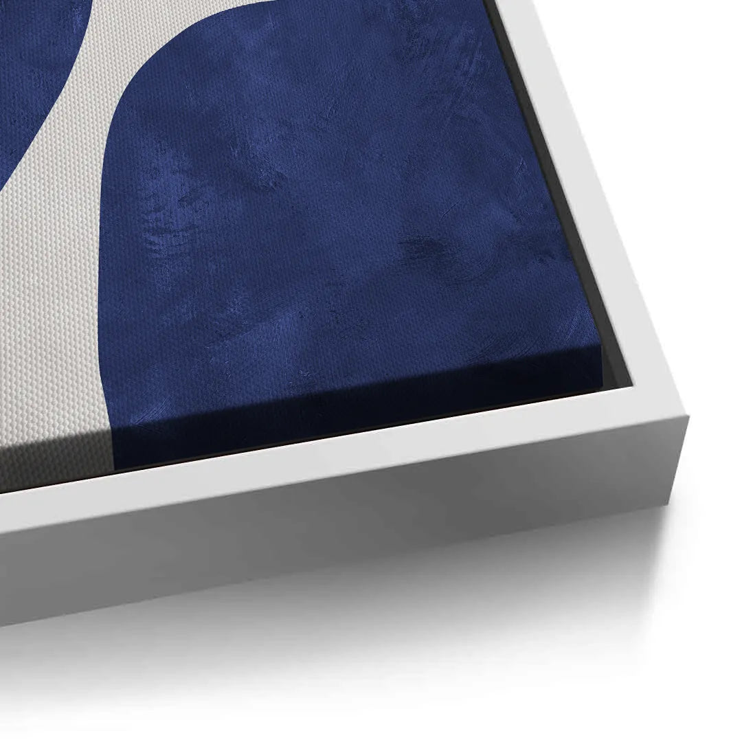 Modern Blue and Beige - Canvas - Jasmineart.ae