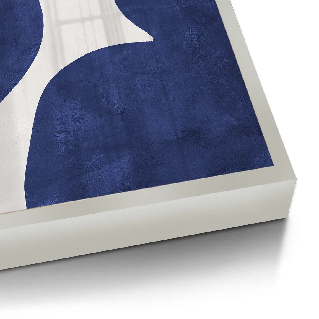 Modern Blue and Beige - Fine Art - Jasmineart.ae