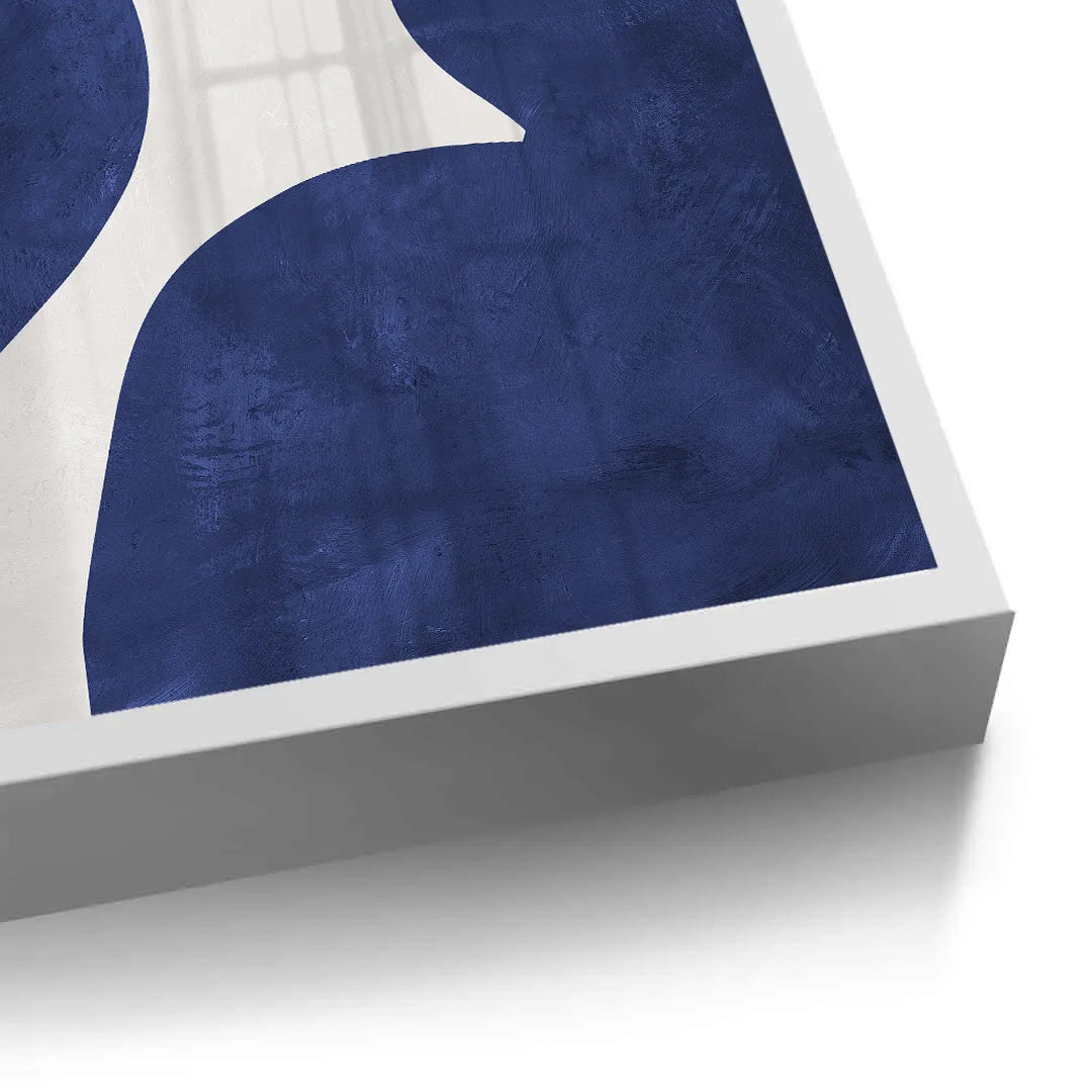Modern Blue and Beige - Fine Art - Jasmineart.ae