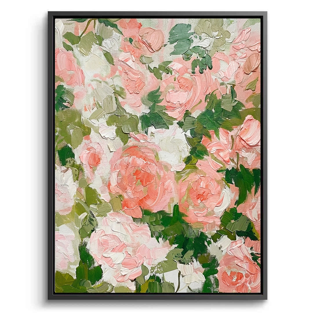 2Modern Blush Floral Painting #MBFL110