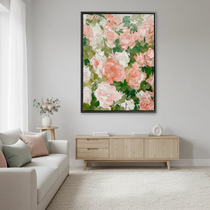 Modern Blush Floral Painting #MBFL110