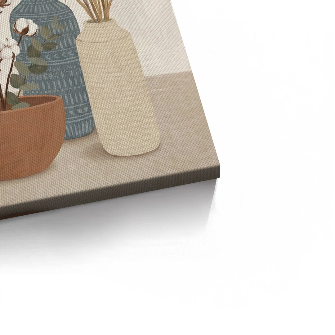 2Modern Bohemian Vases - Canvas