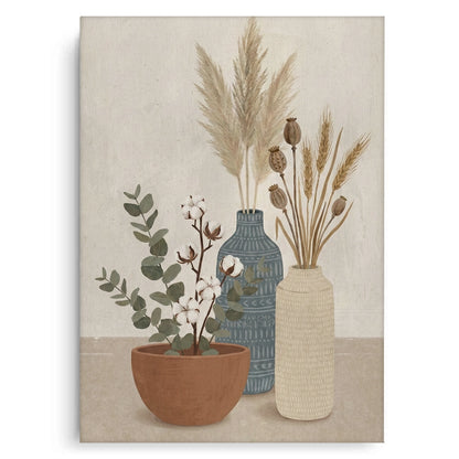 Modern Bohemian Vases - Canvas