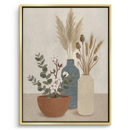 Modern Bohemian Vases - Canvas