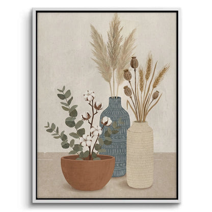 Modern Bohemian Vases - Canvas