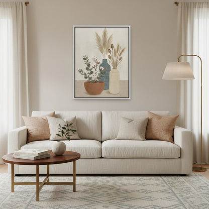 Modern Bohemian Vases - Canvas