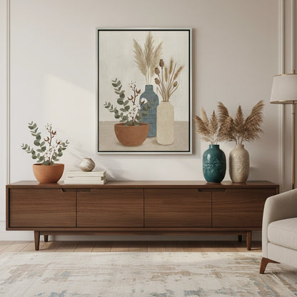 Modern Bohemian Vases - Canvas