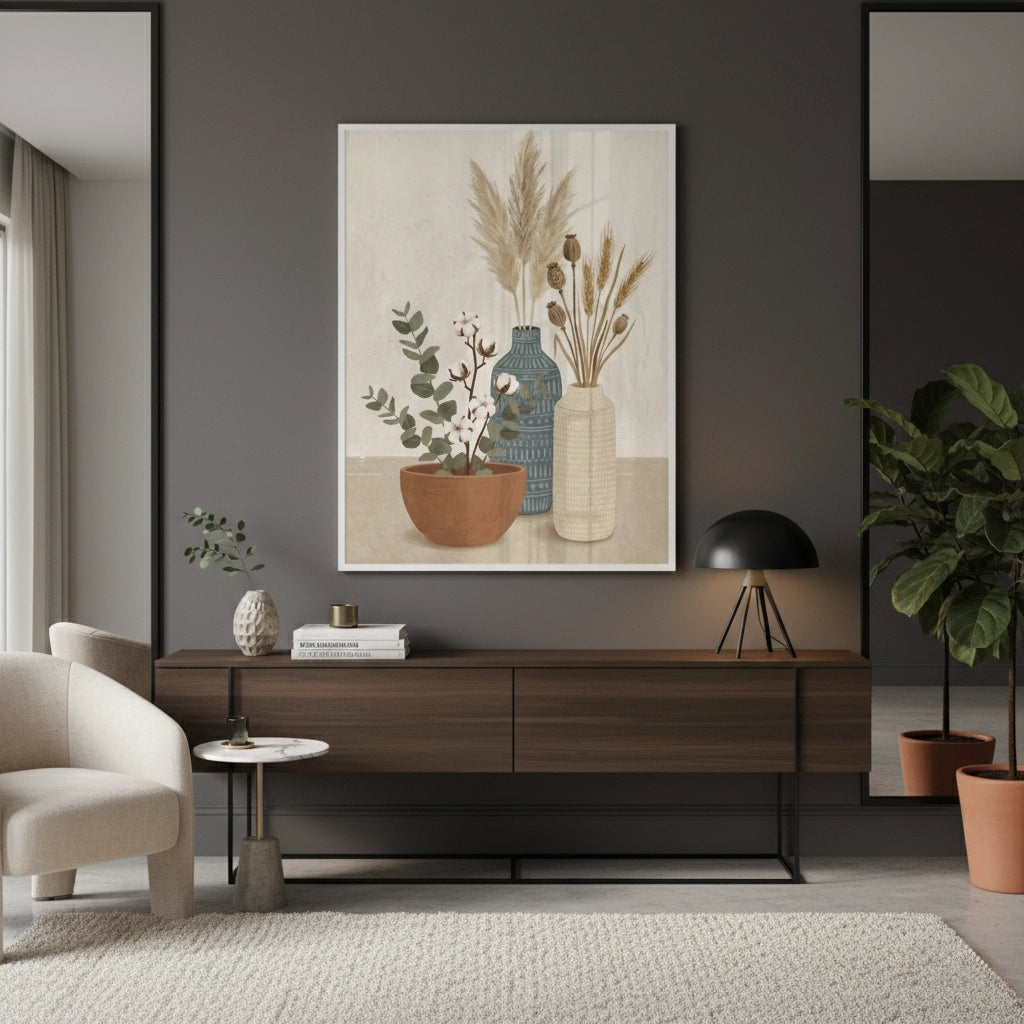 2Modern Bohemian Vases - Fine Art