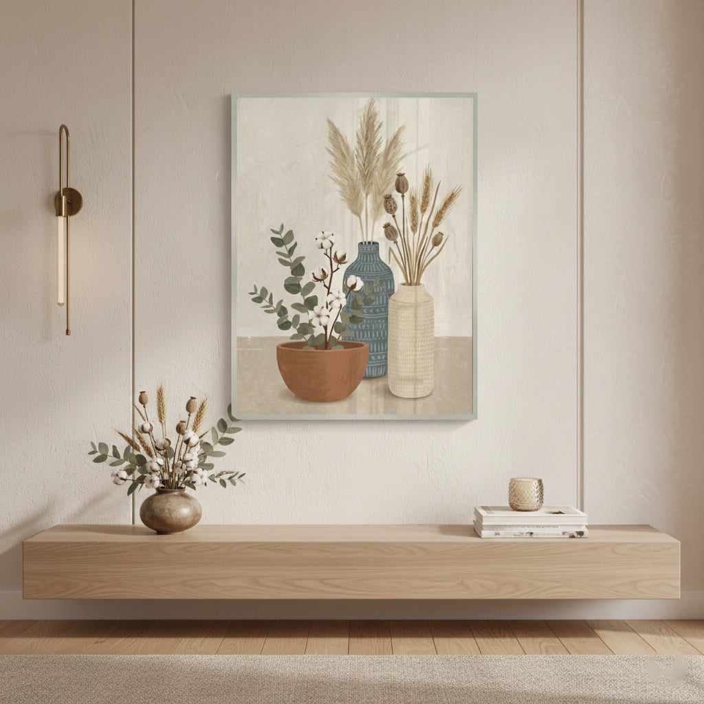 2Modern Bohemian Vases - Fine Art