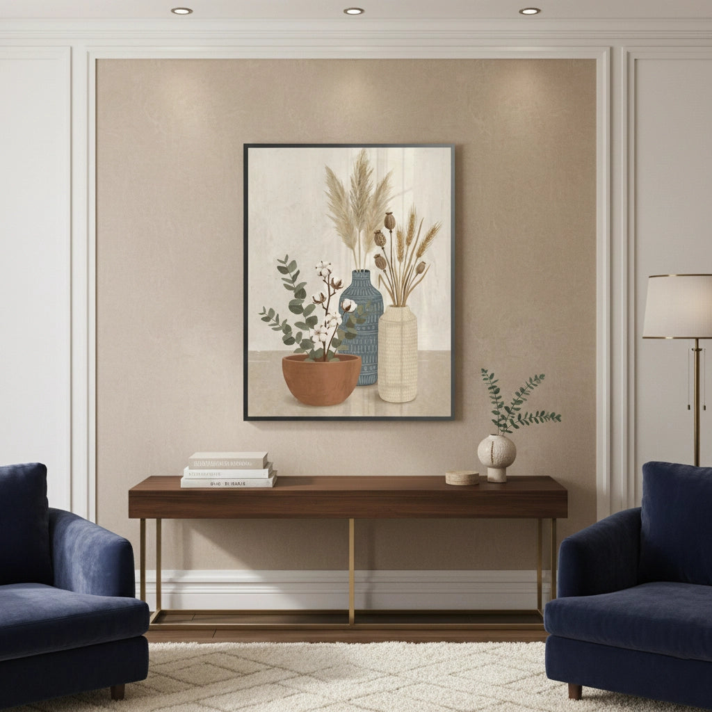 2Modern Bohemian Vases - Fine Art