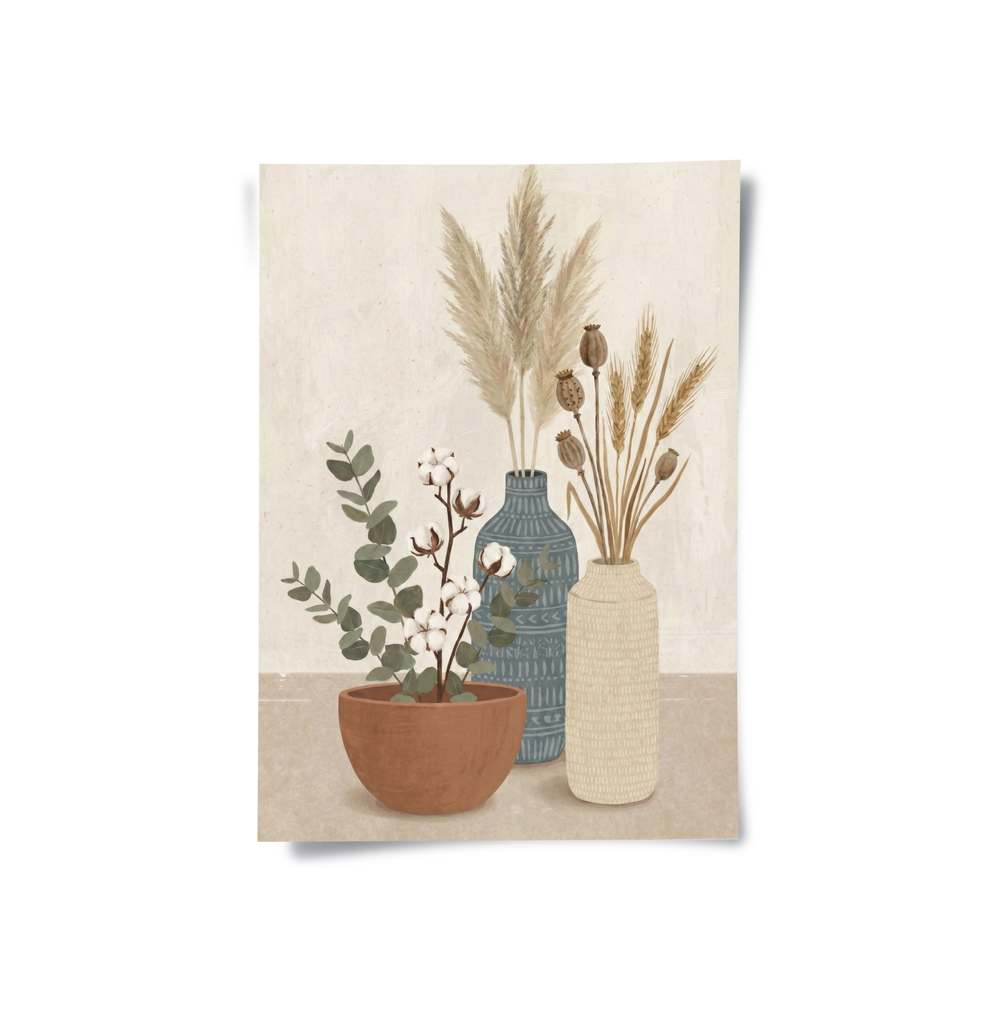 2Modern Bohemian Vases - Poster