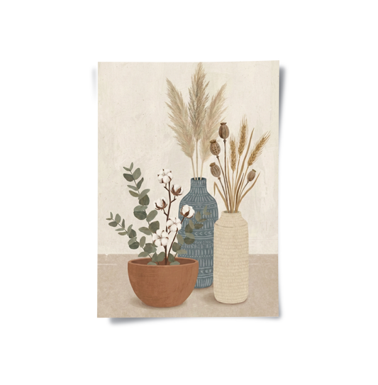 Modern Bohemian Vases - Poster