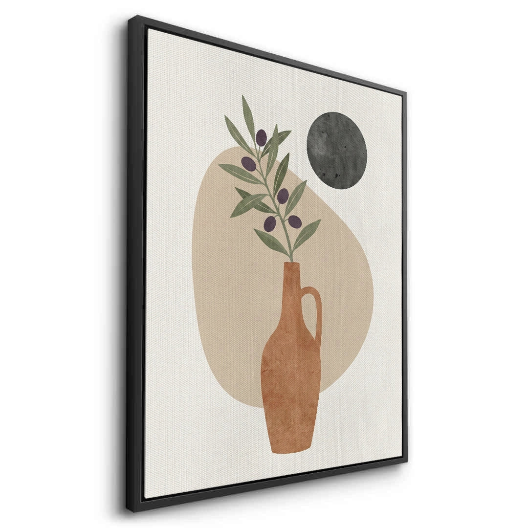 2Modern Boho Olive Branch - Canvas