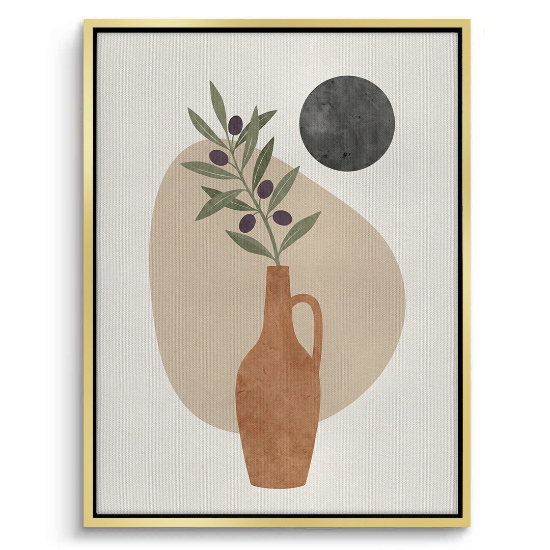 2Modern Boho Olive Branch - Canvas