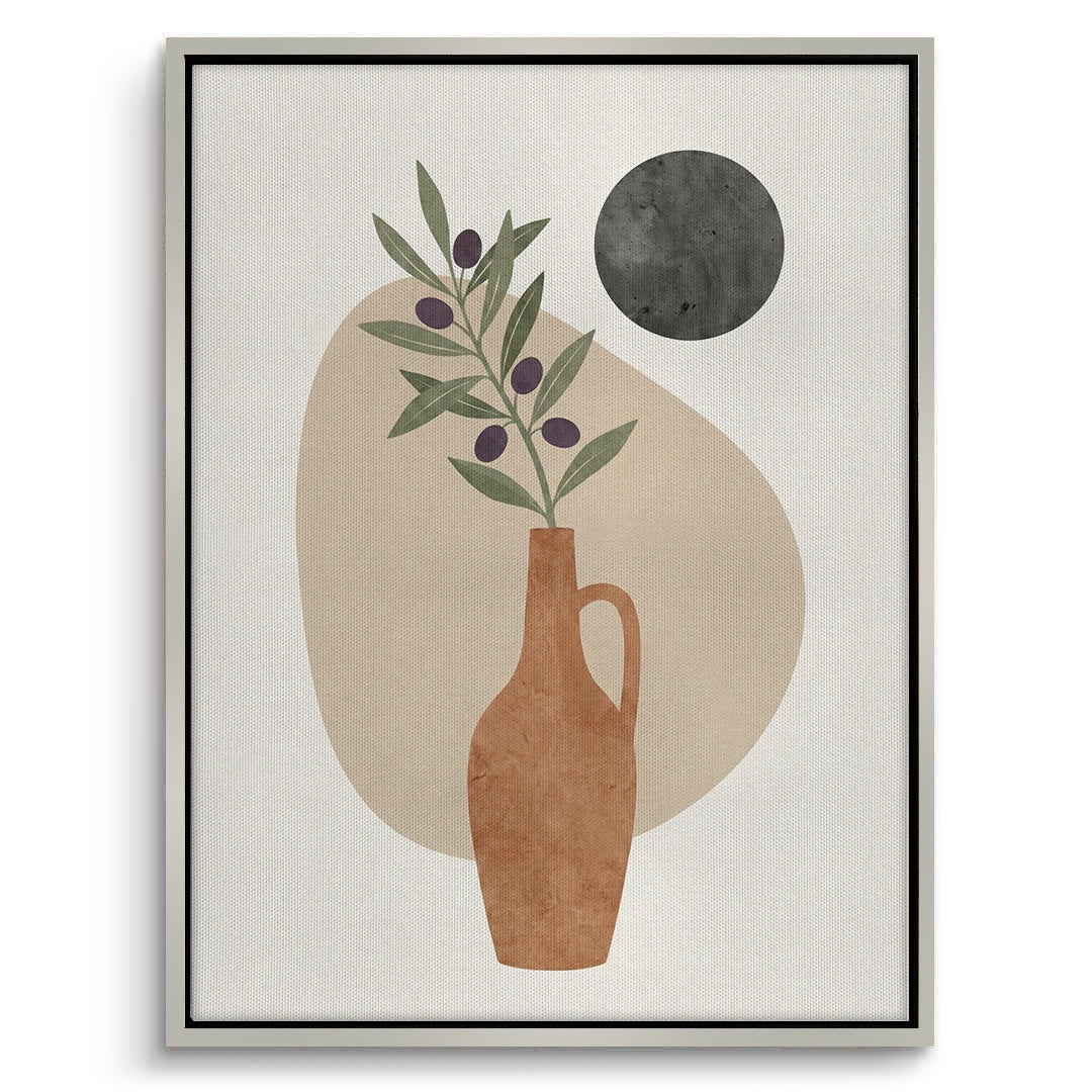 2Modern Boho Olive Branch - Canvas