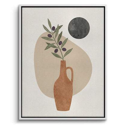 Modern Boho Olive Branch - Canvas