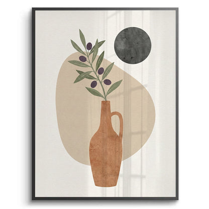 Modern Boho Olive Branch - Fine Art
