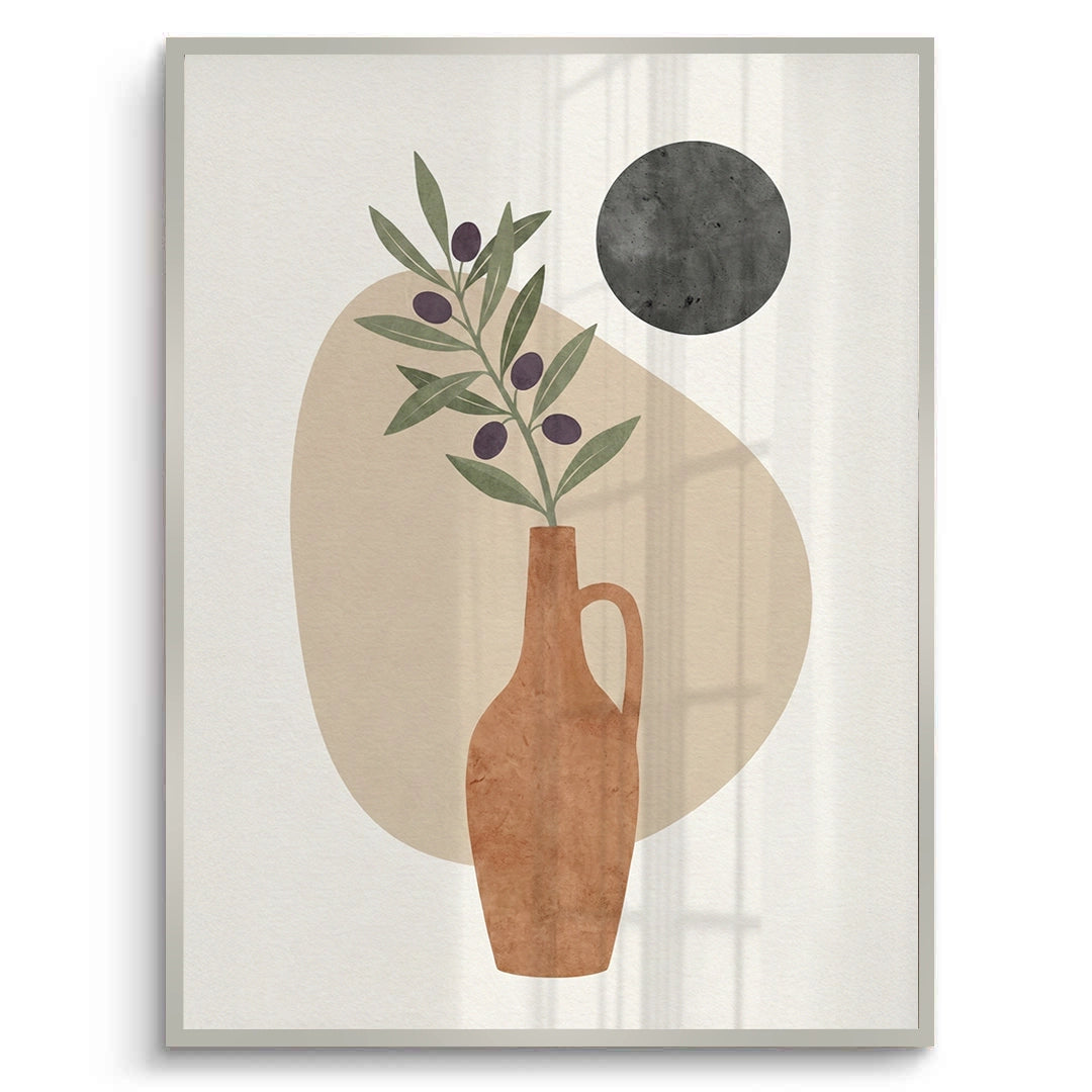 2Modern Boho Olive Branch - Fine Art