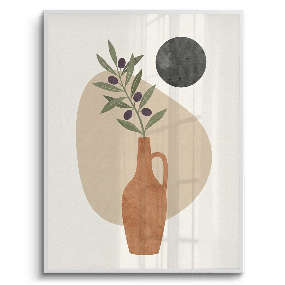 2Modern Boho Olive Branch - Fine Art