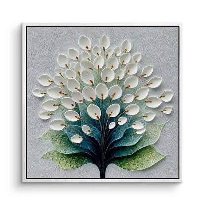 Modern Botanical Relief Painting #MBRE110