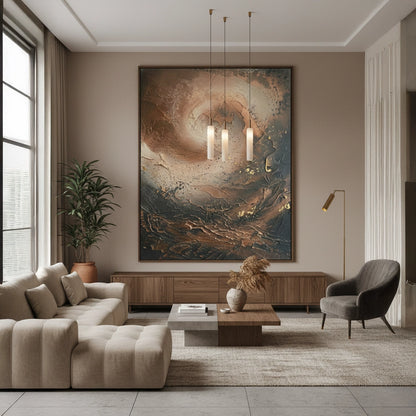 Modern Celestial Abstract Painting #MCAB220