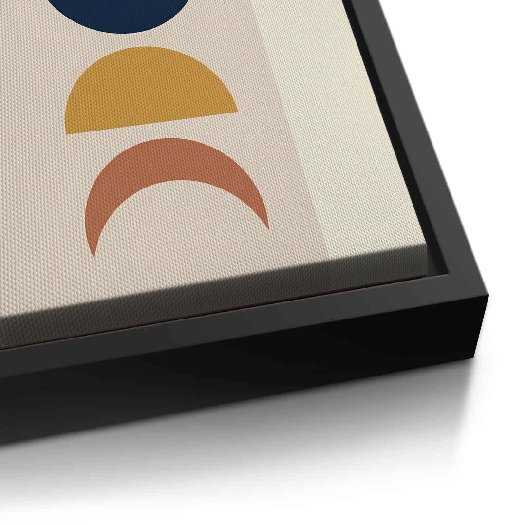 2Modern Celestial Phases - Canvas