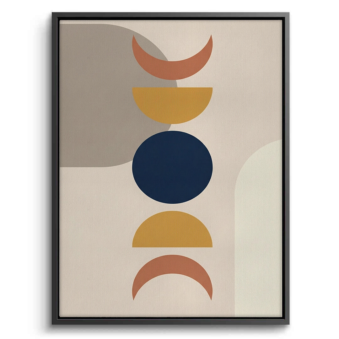 2Modern Celestial Phases - Canvas