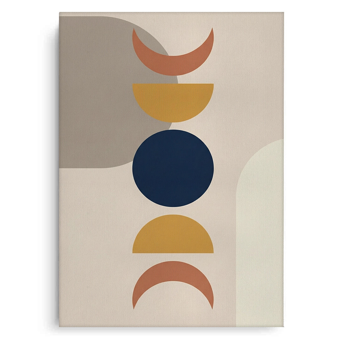 2Modern Celestial Phases - Canvas