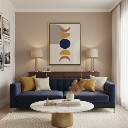 Modern Celestial Phases - Canvas