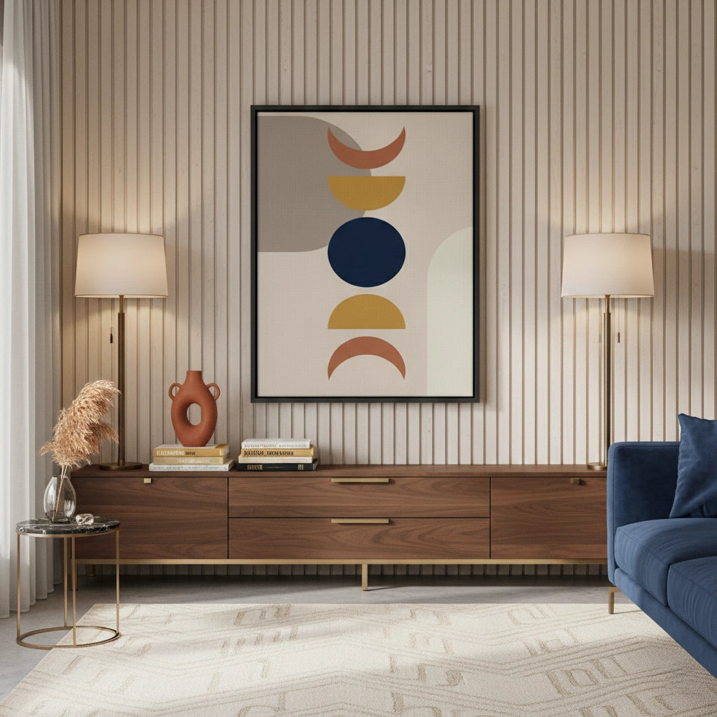 2Modern Celestial Phases - Canvas