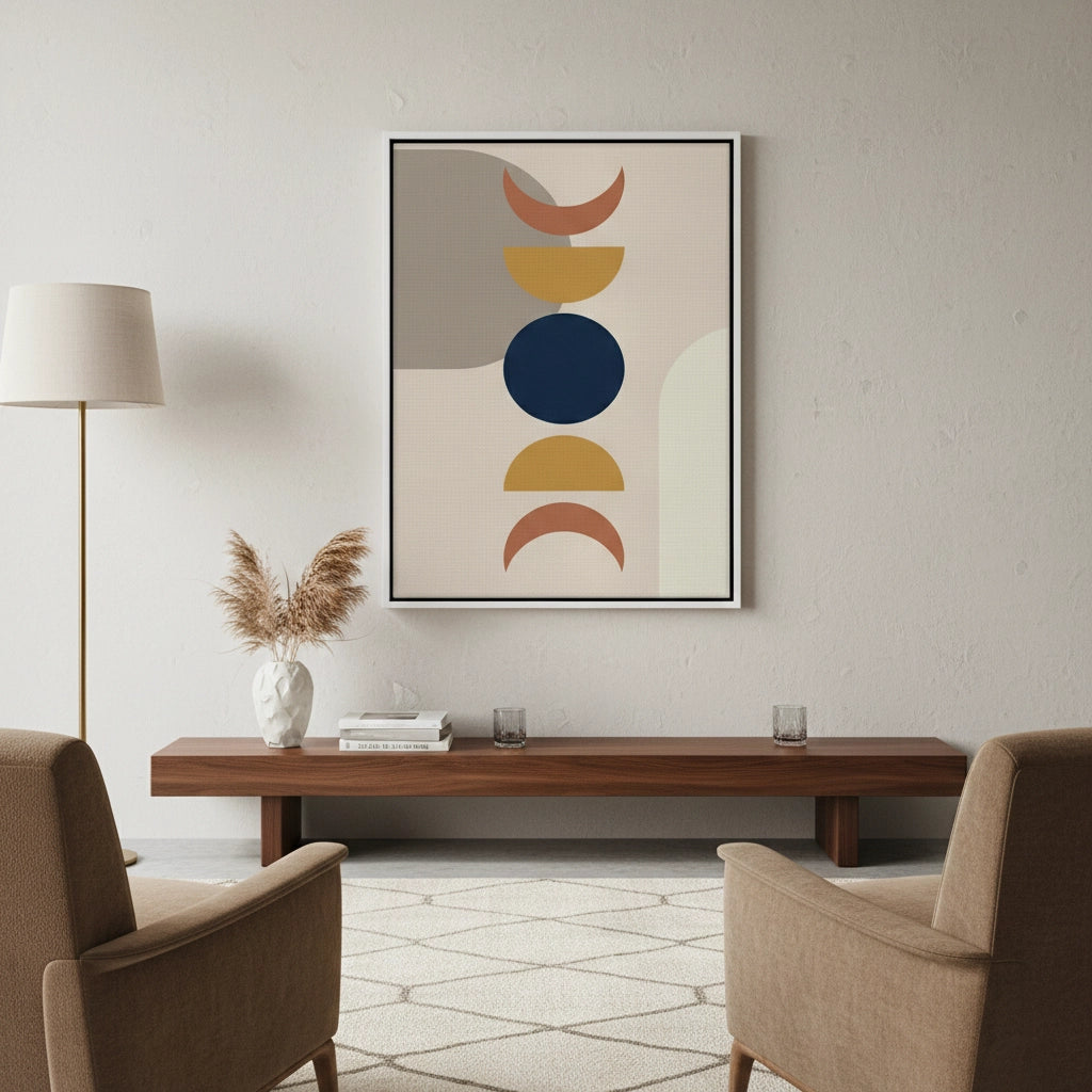 2Modern Celestial Phases - Canvas