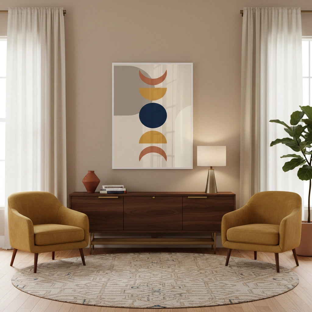 2Modern Celestial Phases - Fine Art