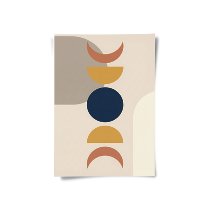 Modern Celestial Phases - Poster