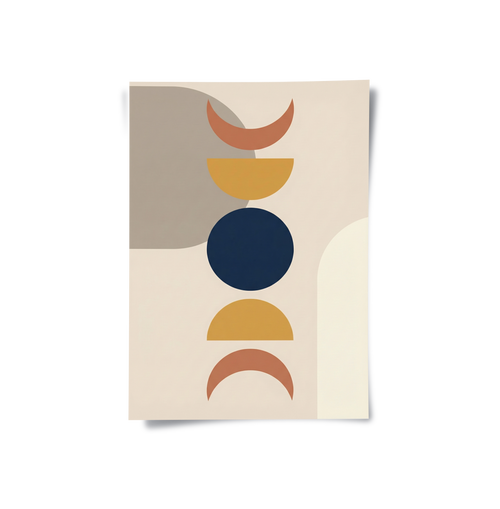 Modern Celestial Phases - Poster