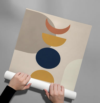 Modern Celestial Phases - Poster