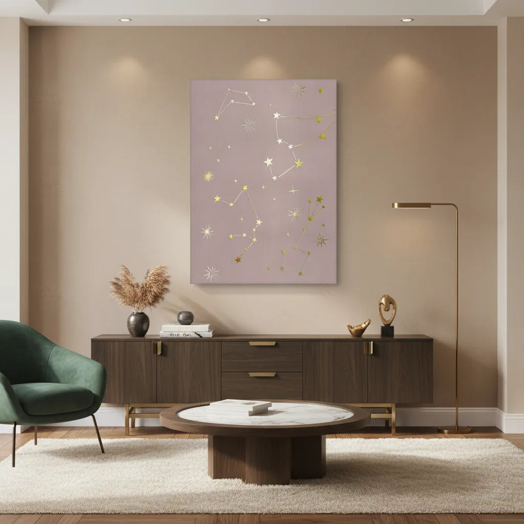 Modern Celestial - Canvas - Jasmineart.ae