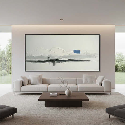 Modern Cobalt Abstract Painting #MCAB330