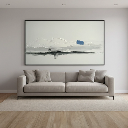 Modern Cobalt Abstract Painting #MCAB330