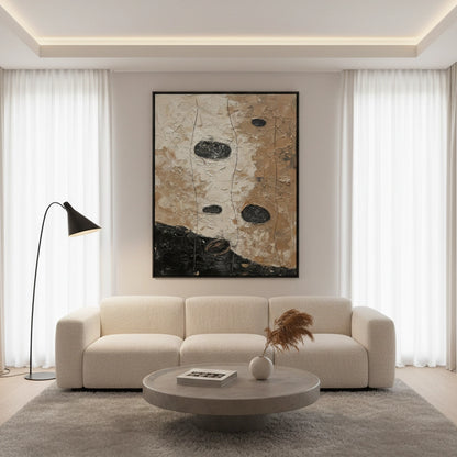 Modern Contrast Impasto Painting #MCIM440