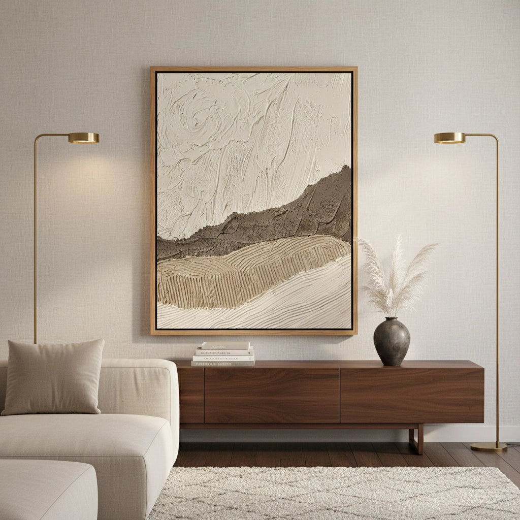 2Modern Earthy Landscape Painting #MELA110