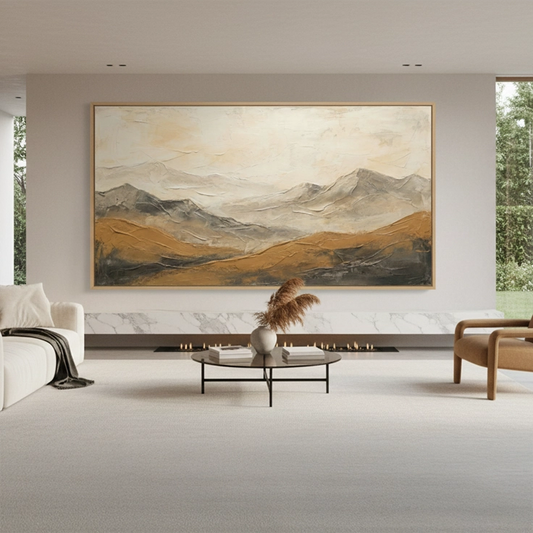 Modern Earthy Landscape Painting #MELA330